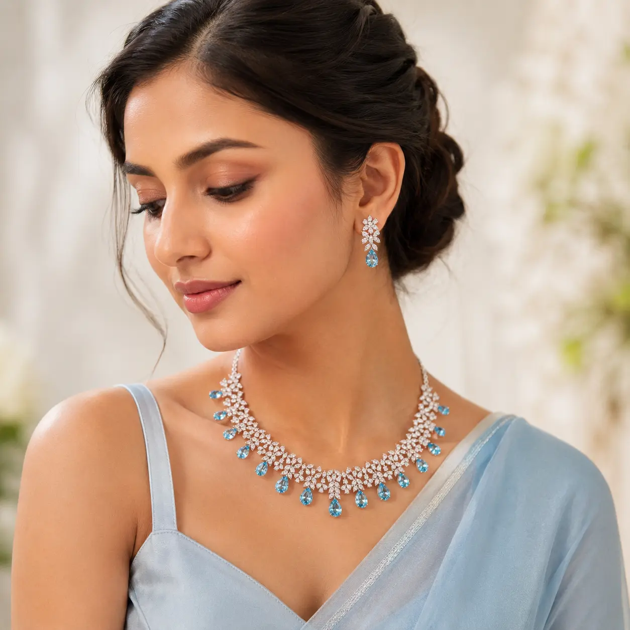 The Neel-Kamal (Blue Lotus) Necklace